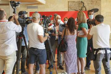 Ángel Víctor Torres anuncia su candidatura a la reelección como secretario general del PSOE canario/Acfi Press.