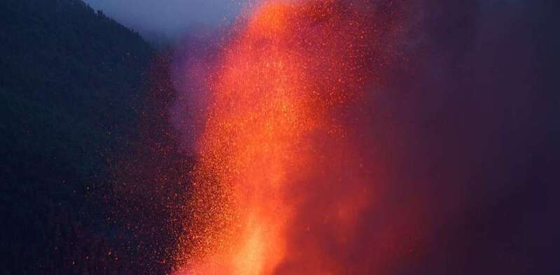 Imagen de la erupción de La Palma/EFE,