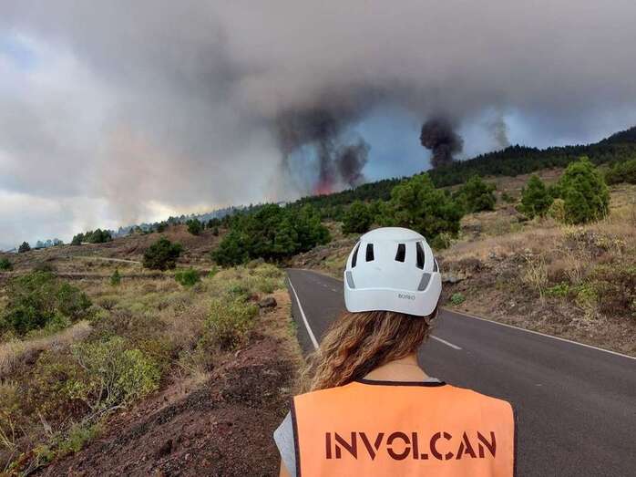 Imagen de la erupción de La Palma/TA.