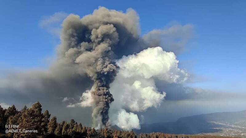 Erupción de La Palma/Aemet.