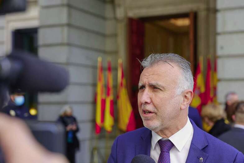 Ángel Víctor Torres, hoy en Madrid/TA.