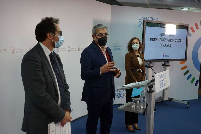 Comparecencia informativa del vicepresidente canario y consejero de Hacienda, Presupuestos y Asuntos Europeos, Román Rodríguez/Acfi Press.