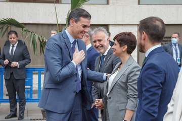  Sánchez y autonomías pactan en La Palma que habrá medidas fiscales para bajar la energía/Acfi Press.