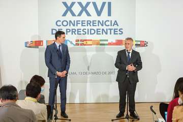  Sánchez y autonomías pactan en La Palma que habrá medidas fiscales para bajar la energía/Acfi Press.