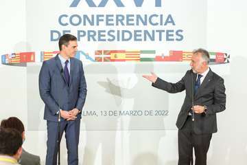  Sánchez y autonomías pactan en La Palma que habrá medidas fiscales para bajar la energía/Acfi Press.