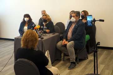 Rueda de prensa de Meri Pita para anunciar su pase al grupo Mixto del Congreso de Diputados/Acfi Press.