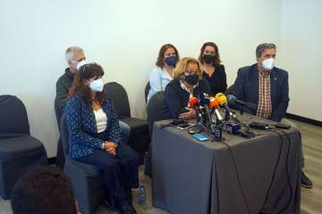 Rueda de prensa de Meri Pita para anunciar su pase al grupo Mixto del Congreso de Diputados/Acfi Press.