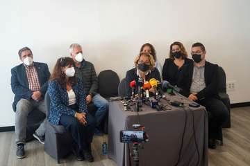 Rueda de prensa de Meri Pita para anunciar su pase al grupo Mixto del Congreso de Diputados/Acfi Press.