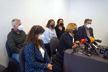 Rueda de prensa de Meri Pita para anunciar su pase al grupo Mixto del Congreso de Diputados/Acfi Press.