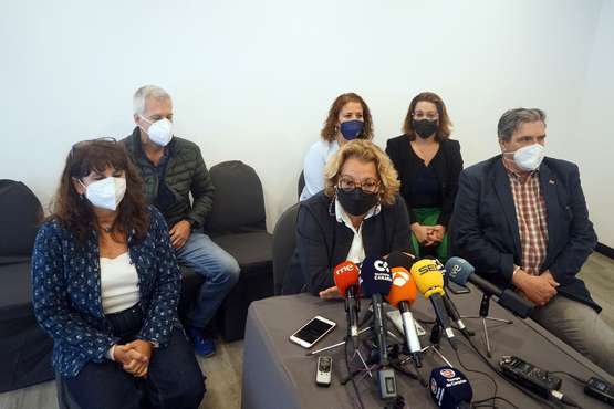 Rueda de prensa de Meri Pita para anunciar su pase al grupo Mixto del Congreso de Diputados/Acfi Press.