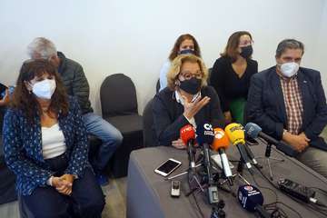 Rueda de prensa de Meri Pita para anunciar su pase al grupo Mixto del Congreso de Diputados/Acfi Press.