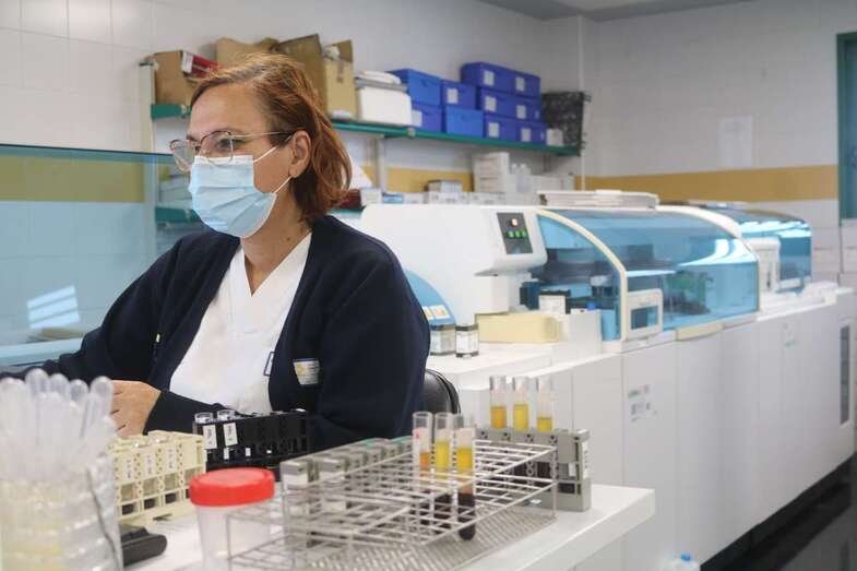 Imagen de archivo de unas pruebas de diagnóstico de viruela del mono / TA