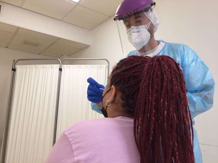 Imagen de archivo de una prueba de cribado PCR / TA