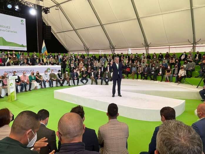 Acto político de Nueva Canarias/TA.