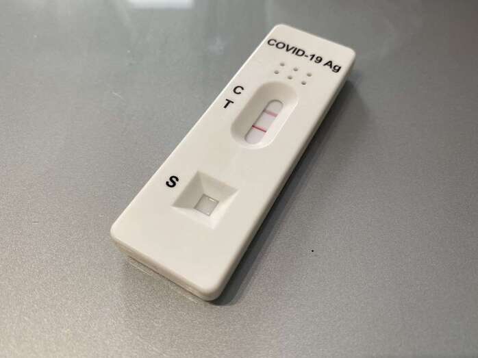 Imagen de archivo de un test de antígenos / TA