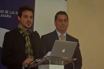 Mariano Rupérez Pérez (i), durante el acto de este lunes (Foto TA)