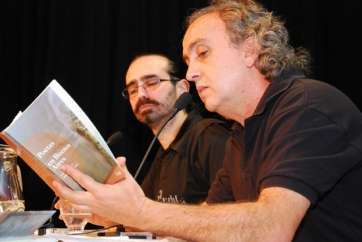 Imagen de archivo de Juan Carlos de Sancho, en la presentación de una de sus obras (Foto TA)