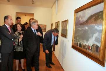 Inauguración de la exposición el pasado jueves (Foto Jesús Ruiz Mesa)
