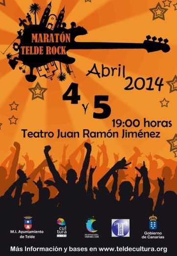 Cartel del Maratón Telde Rock 204 (Foto TA)