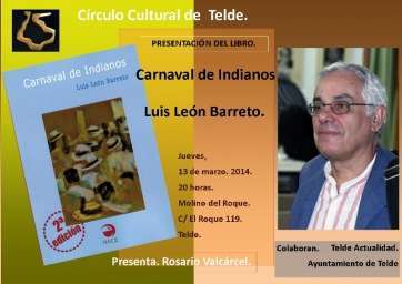 Cartel del acto en el Círculo Cultural de Telde (Foto TA)