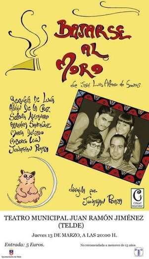 Cartel anunciador de la obra (Foto TA)