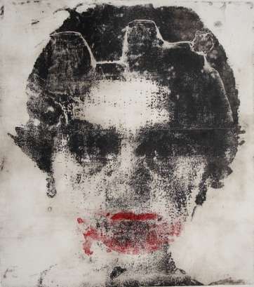 Una de las obras de Viadero que se exhibe en la muestra (Foto TA)