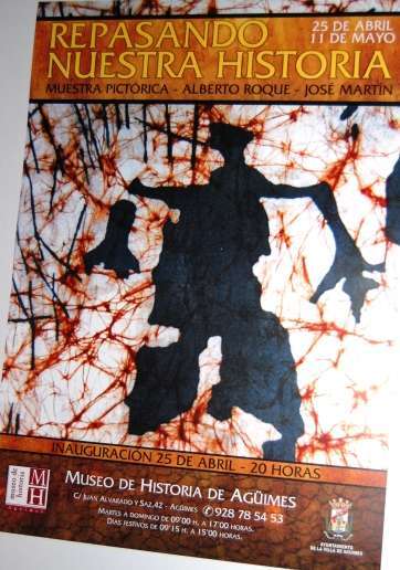 Uno de los carteles de la exposición (Foto TA)