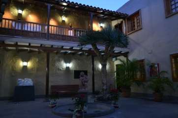 Uno de los patios interiores de la Casa-Museo León y Castillo de Telde (Foto TA)