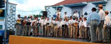 Momento de la actuación del grupo en San Juan (Foto Francisco J. Santana)