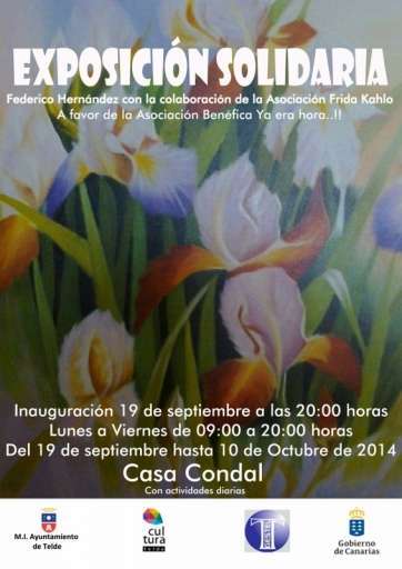 Cartel de la exposición que inaugura este viernes (Foto TA)