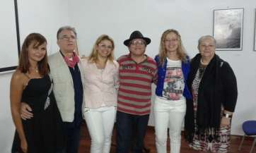 Representantes de Telde en la presentación del libro (Foto TA)