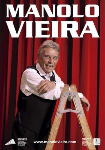Cartel del espectáculo de Manolo Vieira (Foto TA)