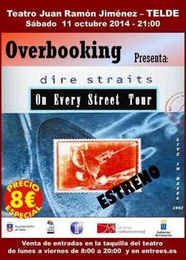 Cartel del espectáculo que estrena Overbooking en Telde