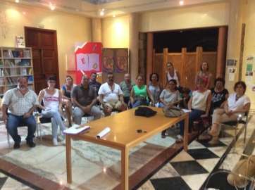 Imagen de archivo de una asamblea de la plantilla de Gestel (Foto TA) 