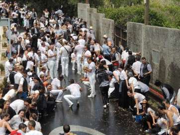 Imagen de archivo de la Traída del Agua (Foto Jana Sulze)