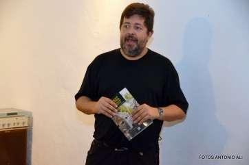 Victoriano Santana, anoche en Telde (Foto Antonio Alí)