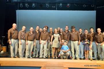 Momento de la gala de anoche en el Teatro de Telde (Foto Antonio Alí)