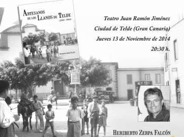 Cartel del acto de presentación del libro (Foto TA)