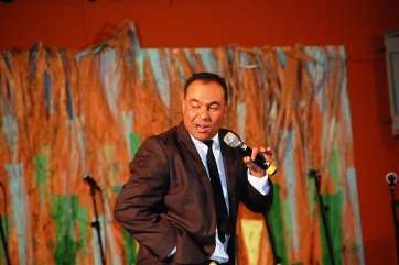 Actuación de Maestro Florido en las fiestas de Jinámar del pasado año (Foto TA)