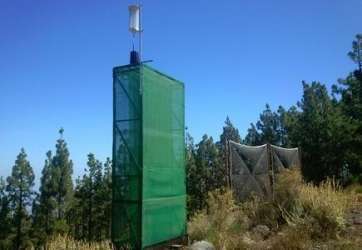 Captador de agua de niebla (Foto TA)