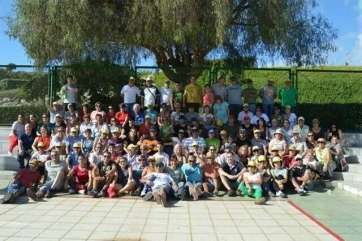 Algunos de los participantes de la convivencia el pasado domingo (Foto TA)