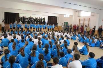 Acto de homenaje a Fernando de León y Castillo, este lunes (Foto TA)