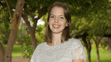 La joven escritora Bedelia Suárez López (Foto TA)