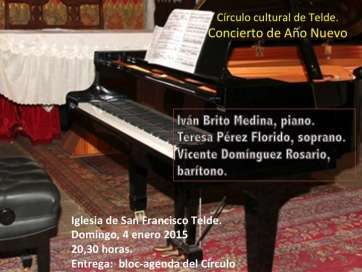 Cartel del concierto de Año Nuevo (Foto TA)