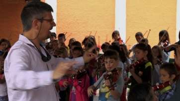 Ensayo del concierto de fin de curso (Foto TA)