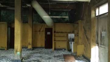 Efectos del incendio en las instalaciones de la Casa de la Condesa (Foto TA)