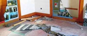 Destrozos ocasionados a la Noria (Foto C7)