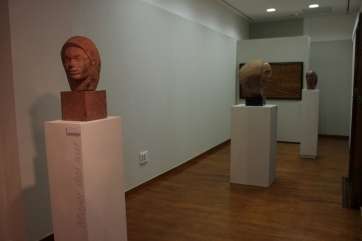 Imagen de archivo de una reciente exposición sobre Plácido Fleitas (Foto TA)