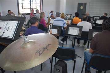 Imagen de archivo de un ensayo de la Banda (Foto TA)