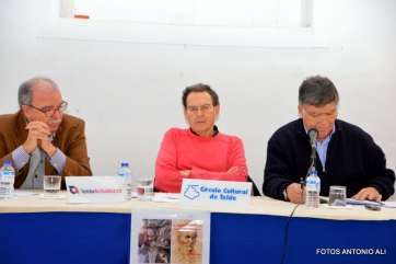 Momento del acto de esta noche (Foto Antonio Alí)